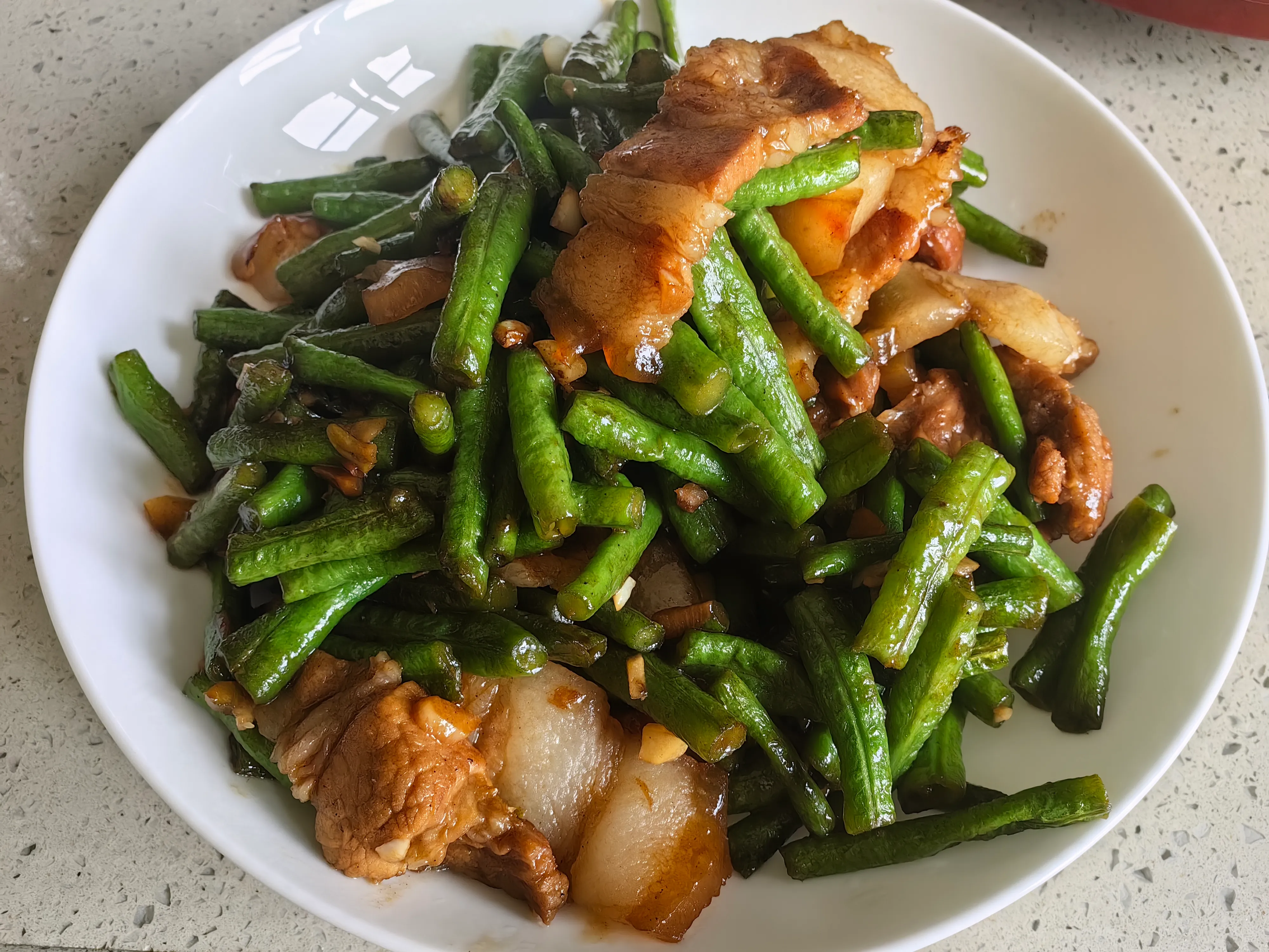 豆角炒肉